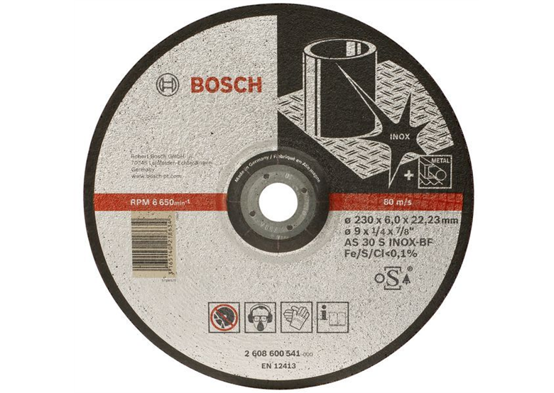 Afbraamschijf gebogen Expert for Inox Bosch 2608600539