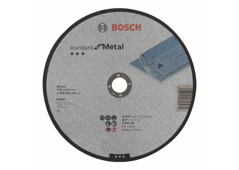Doorslijpschijf recht Standard for Metal Bosch 2608603168