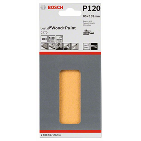 Schuurpapier C470, verpakking  10  st. Bosch 2608607232