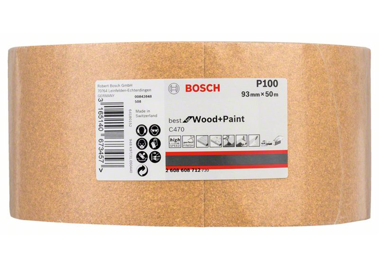 Schuurpapier op rol, , papier C470 Bosch 2608608712