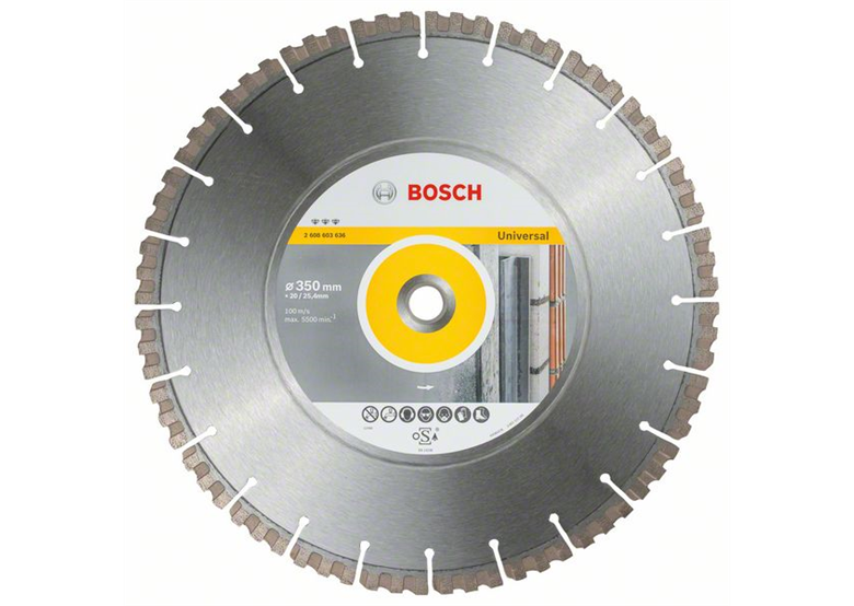 Diamantdoorslijpschijf 350mm Bosch Best for Universal