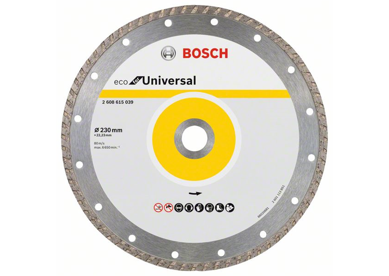 Diamantdoorslijpschijf 230mm Bosch Eco for Universal Turbo