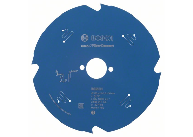 Zaagblad voor cirkelzaag 190x30mm T4 Bosch Expert for Fiber Cement
