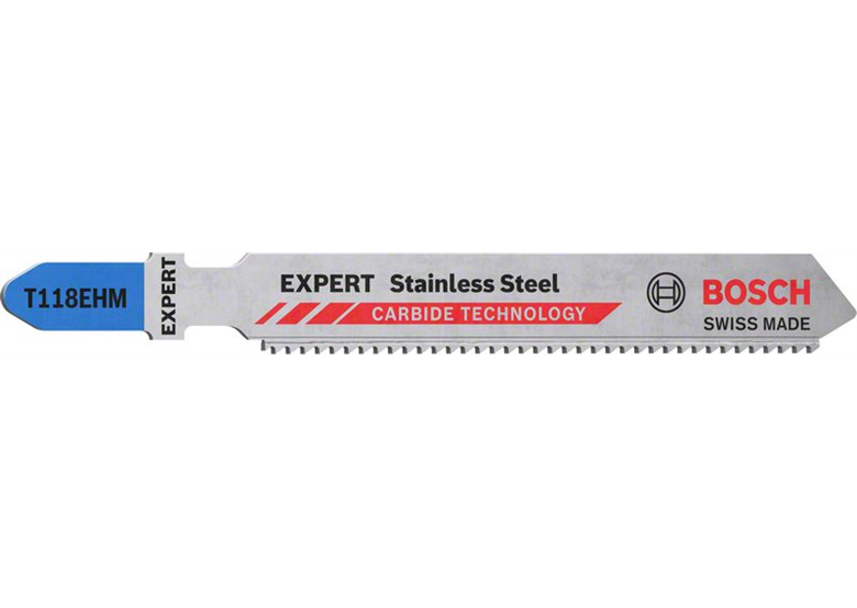 Decoupeerzaagblad 3st. Bosch EXPERT Stainless Steel T 118 EHM