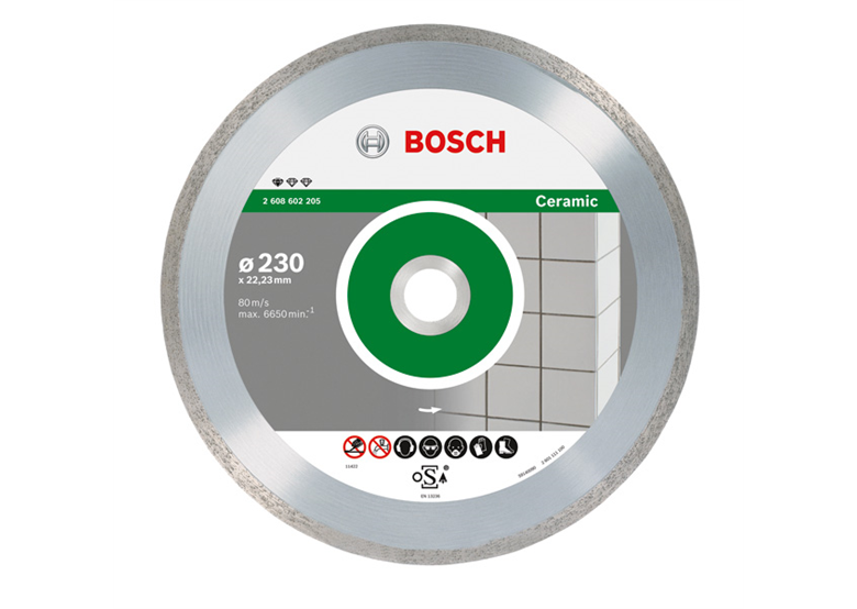 Diamantdoorslijpschijf 110 mm Bosch Standard for Ceramic