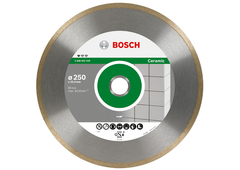 Diamant doorslijpschijf voor keramiek 180x25,4x1,6mm Bosch Standard for Ceramic