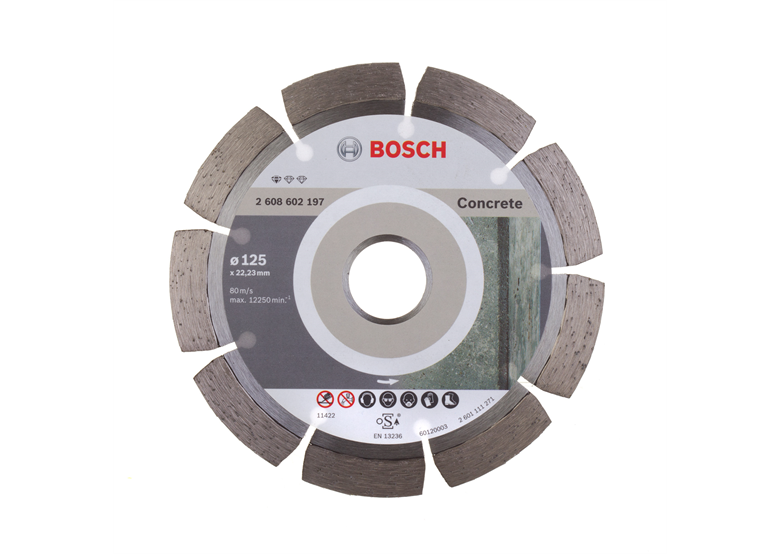 Diamantdoorslijpschijf 125mm Bosch Standard for Concrete