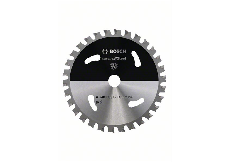 Cirkelzaagblad 136x15.9mm, 30 Bosch Standard for Steel