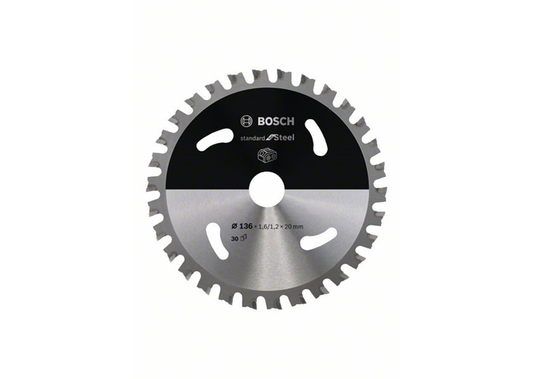 Cirkelzaagblad 136x20mm, 30 Bosch Standard for Steel