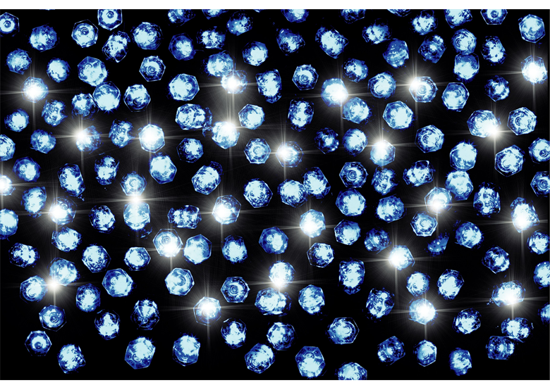 Kerstverlichting voor buiten 80 x witte LED flash-effect 7,9 mtr Bulinex 38-426