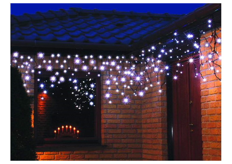 Kerstverlichting voor binnen LED ijspegels effect 100 4,8mtr Bulinex 38-652
