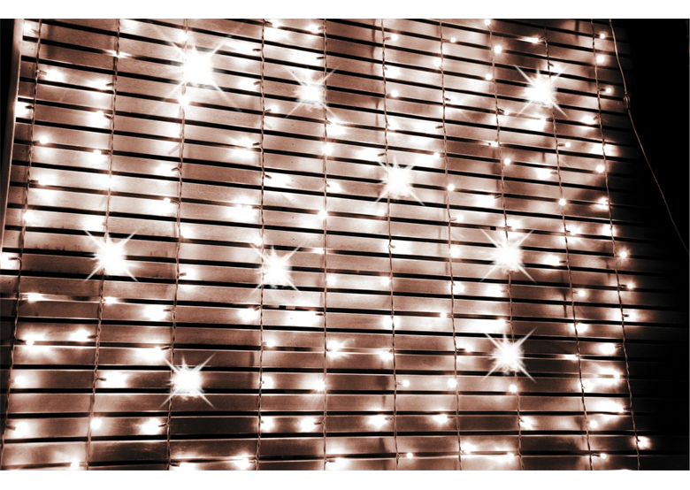 Buiten lichtgordijn LED met verwisselbare koord met FLASH effect Bulinex 38-918