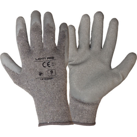 Werkhandschoenen met latexcoating, grijs, 12 paar, 11 Lahti Pro L210311W
