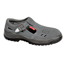 Werkschoenen sandalen, suède, grijs, s1 src, 45 Lahti Pro L3060145