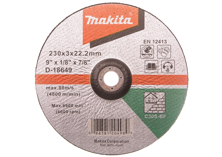 Doorslijpschijf voor beton Makita D-18649