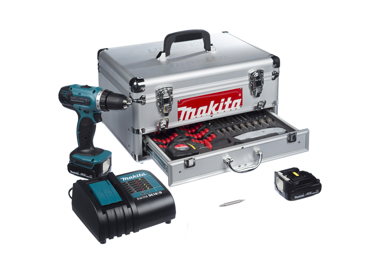 Boor-schroefmachine met accessoires Makita DDF343SHEX