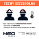Industriële veiligheidshelm voor werken op hoogte - wit Neo 97-211