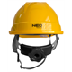 Industriële veiligheidshelm met kinband, geel Neo 97-220