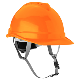 Industriële veiligheidshelm met kinband, oranje Neo 97-225
