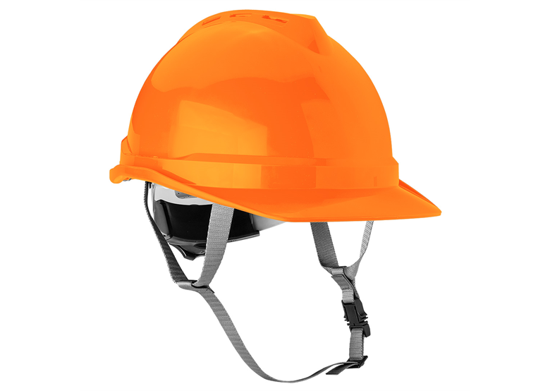 Industriële veiligheidshelm met kinband, oranje Neo 97-225