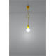 Hanglamp DIEGO 1 geel Sollux Lighting Nickel
