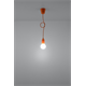 Hanglamp DIEGO 1 oranje Sollux Lighting Nickel