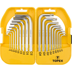 Torx + inbus set kort Topex 35D952