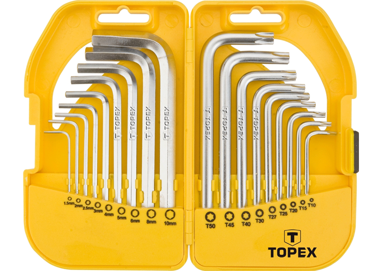Torx + inbus set kort Topex 35D952