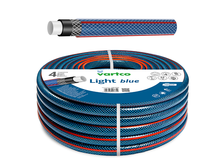 Tuinslang 1/2” 50m 4-laags  LIGHT BLUE Vartco LIGHT BLUE 1008120050
