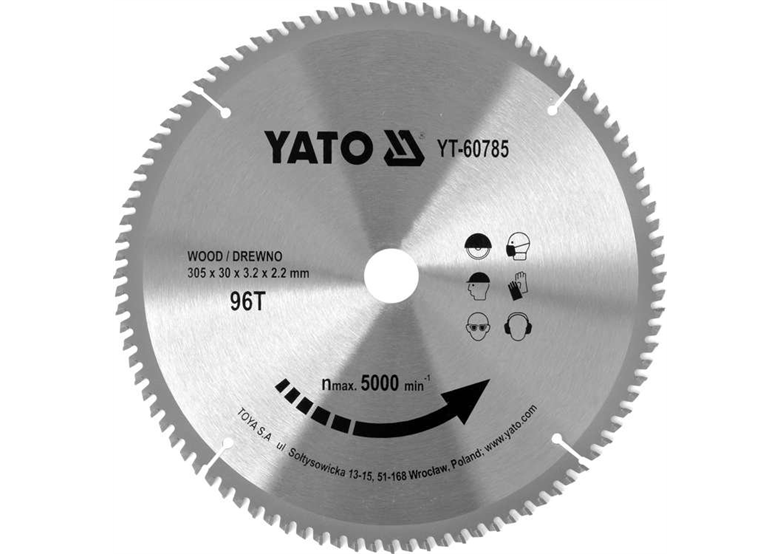 Zaagblad Widia voor hout 305x30mm Yato YT-60785