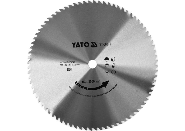 Zaagblad voor hout 500x32mm Yato YT-60872