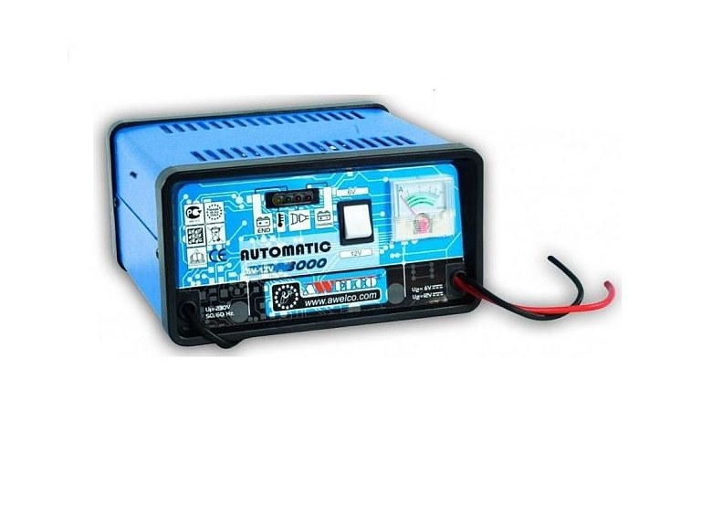 Acculader 6/12V 15-100Ah Awelco AUTOMATIC3000