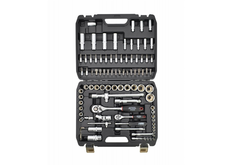 Dopsleutels 1/2", 1/4", set van 94 elementen Awtools AW39094BL