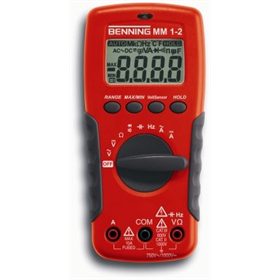 MM 1-2 Digitale Multimeter met accessoires Benning BG044082