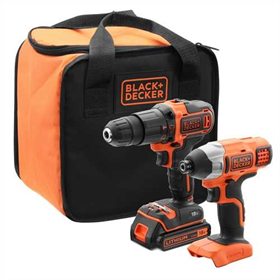 Gereedschap Set 18V BlackDecker BCK21S1S 1x1.3Ah