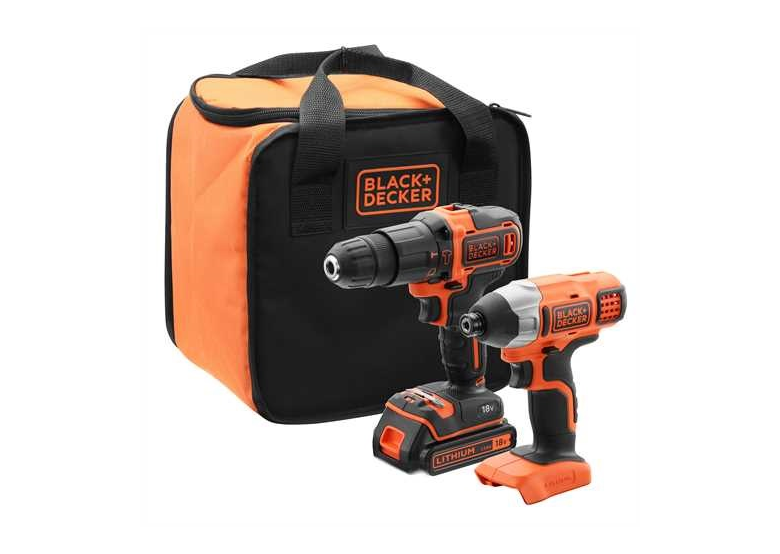 Gereedschap Set 18V BlackDecker BCK21S1S 1x1.3Ah
