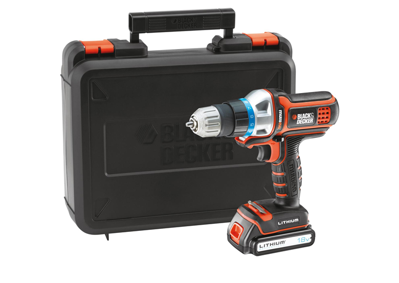 Boor-schroefmachine BlackDecker MULTIEVO MT18K