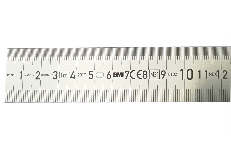Roestvrijstalen liniaal 2000 mm BMI 16-203-31