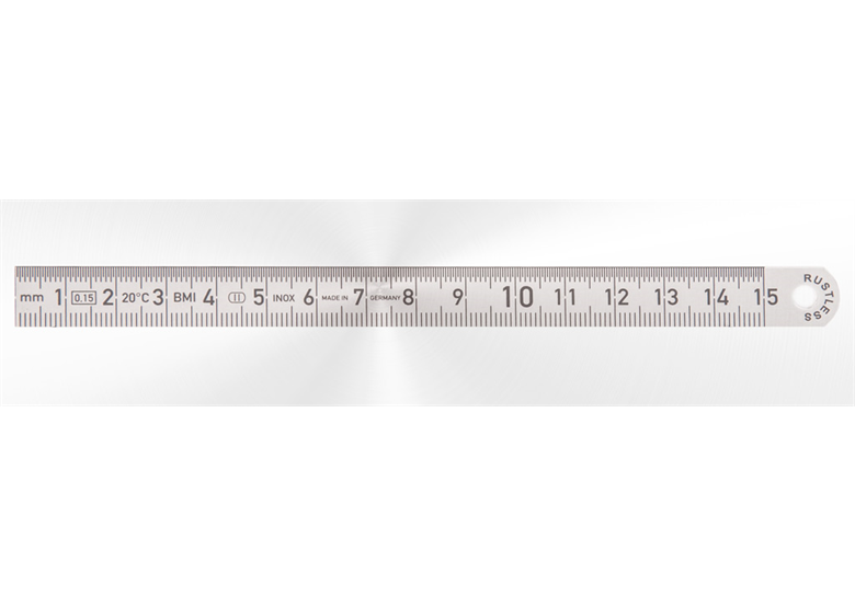 Roestvrijstalen liniaal 150 mm BMI 16-203-32