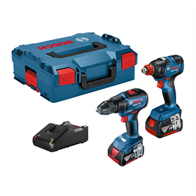 Gereedschap Set 18V Bosch 06019J2220 2x4.0Ah