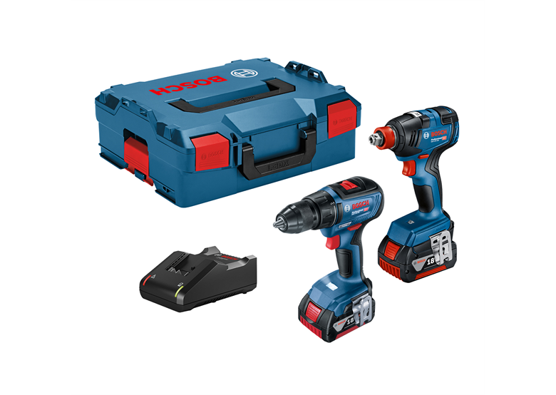 Gereedschap Set 18V Bosch 06019J2220 2x4.0Ah