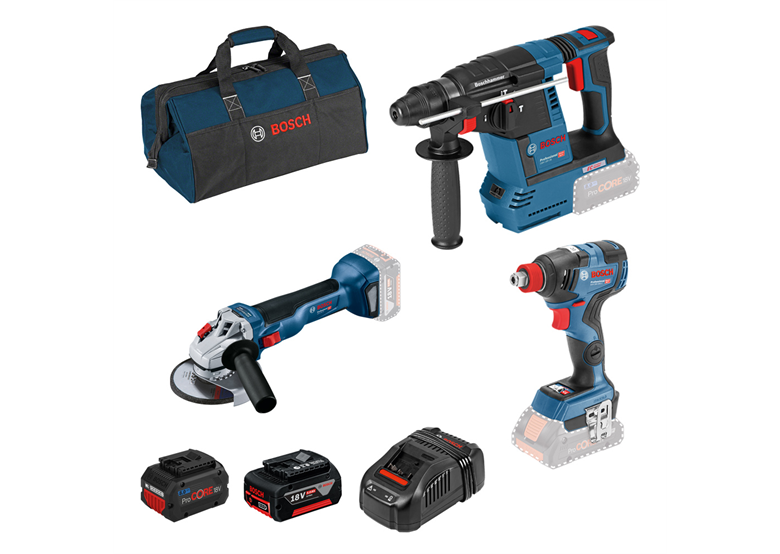 Gereedschap Set 18V Bosch 0615990M9F 1x5.0Ah, 1x8.0Ah