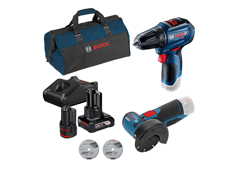 Gereedschap Set 18V Bosch 0615990M9M 1x4.0Ah, 1x2.0Ah