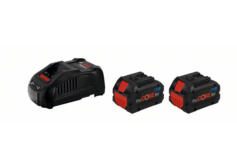 Oplader GAL 1880 CV met 2 accu's ProCORE 18V 8,0Ah Bosch 1600A01C4K