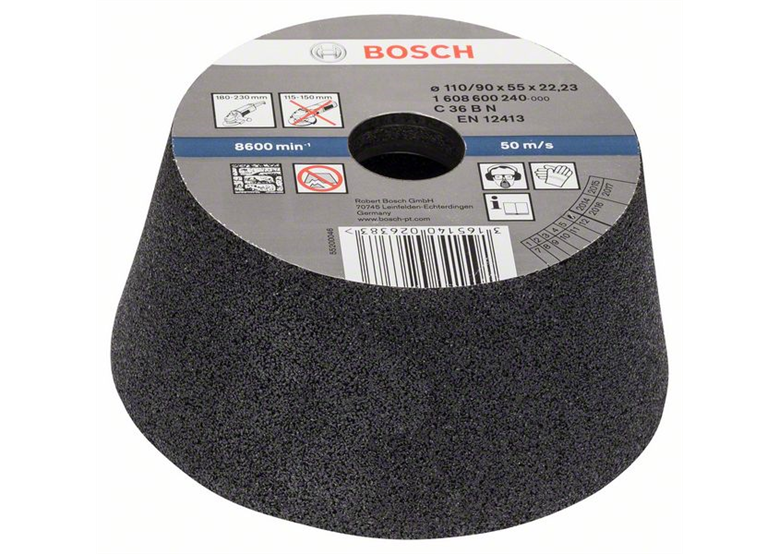 Schuurkom, conisch - steen/beton Bosch 1608600240
