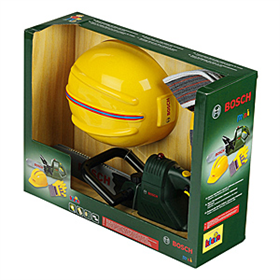 Speelgoed Kettingzaag met helm en handschoenen Bosch 1619M00L27