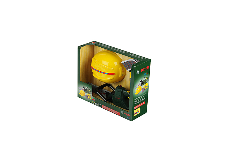 Speelgoed Kettingzaag met helm en handschoenen Bosch 1619M00L27