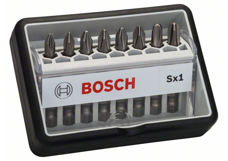 8-delige Robust Line bitset Sx Extra Hard Bosch 2607002556