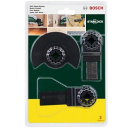 3-delige Starlock starterset "Hout" voor multifunctionele machines Bosch 2607017323