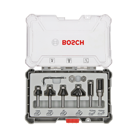 Freesset 6 mm, 6-delige Bosch 2607017468
